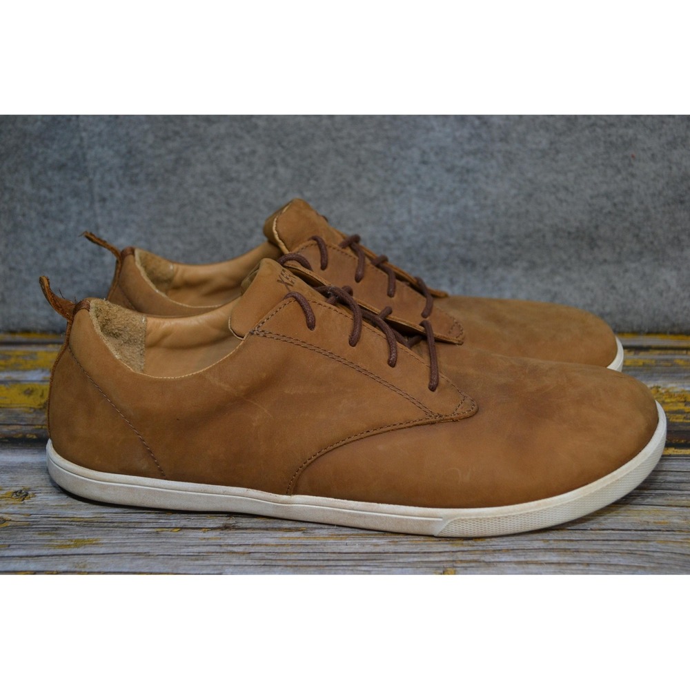 Xero Shoes Glenn Shoes Mens Size 13 Brown Leather Casual Sneakers Minimalist